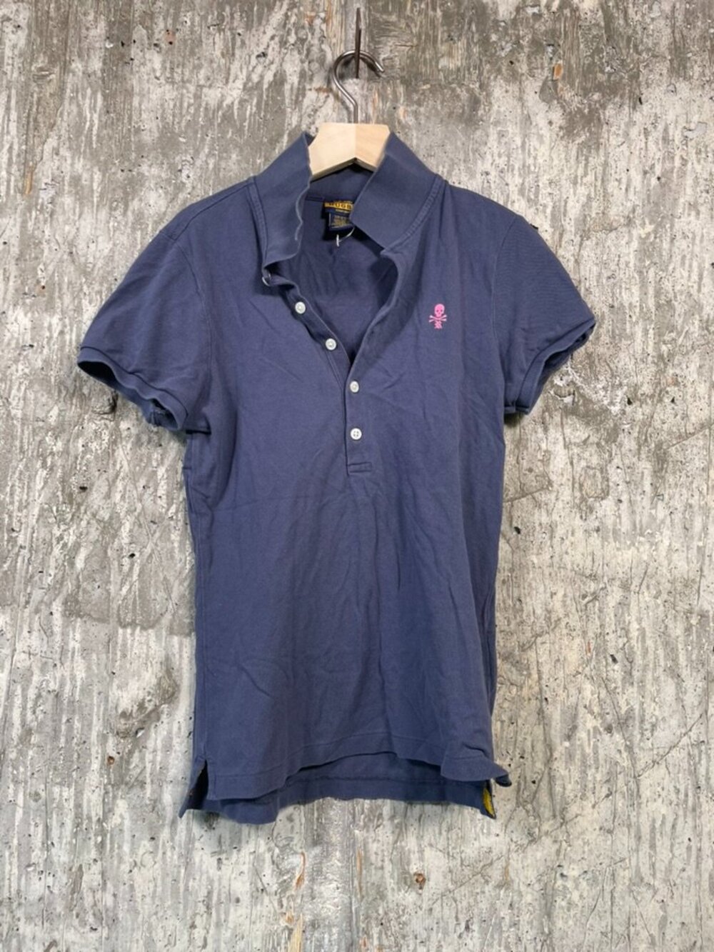 RALPH LAUREN RUGBY Women's Navy Polo Shirt Size S